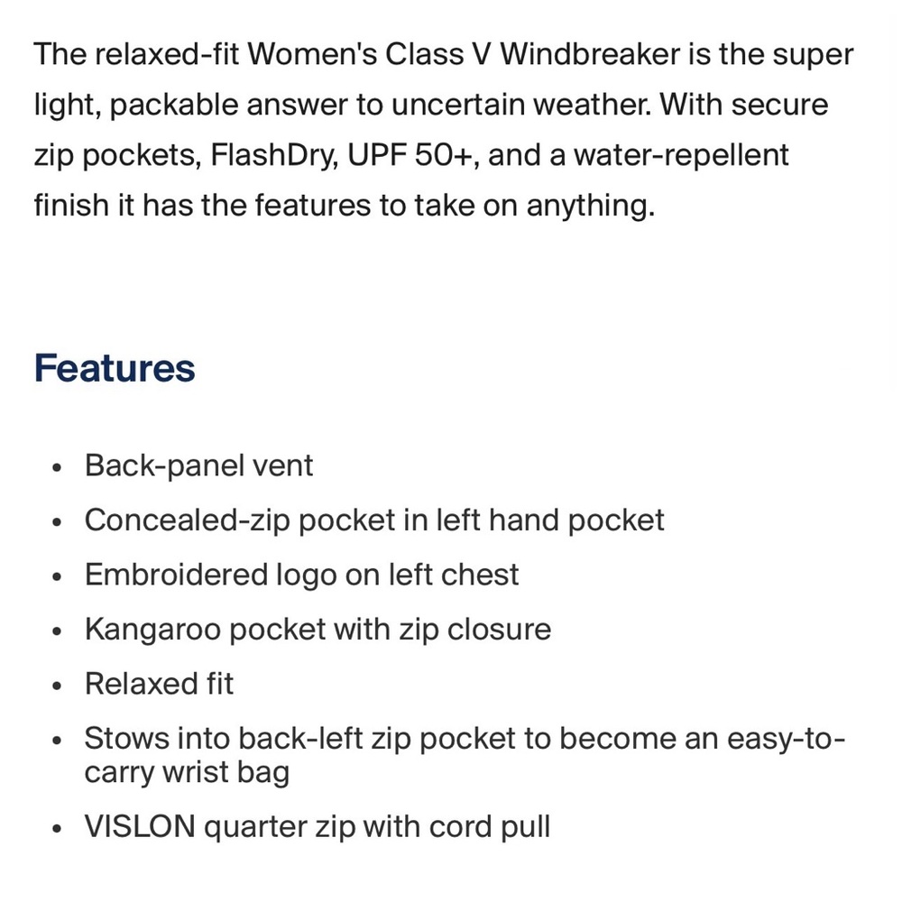 The North Face Class V Windbreaker - Picture 4 of 10